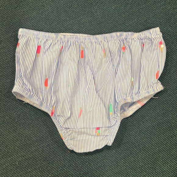 Kate Spade New York Seersucker Off Shoulder Popsicle Ice Cream Dress 18 month - Picture 5 of 8